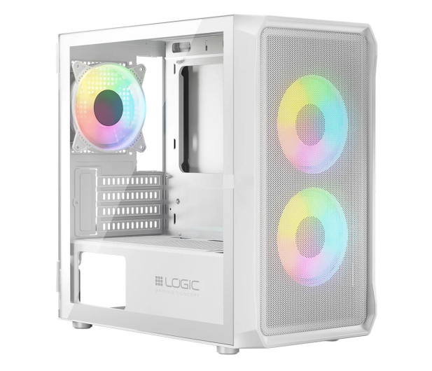 LOGIC CONCEPT Logic Portos ARGB Mini USB 3.0 Biała AM-PORTOS-20-0000000-0002 - 1172929 - zdjęcie